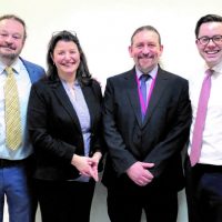 APEM directors with WestBridge Capital